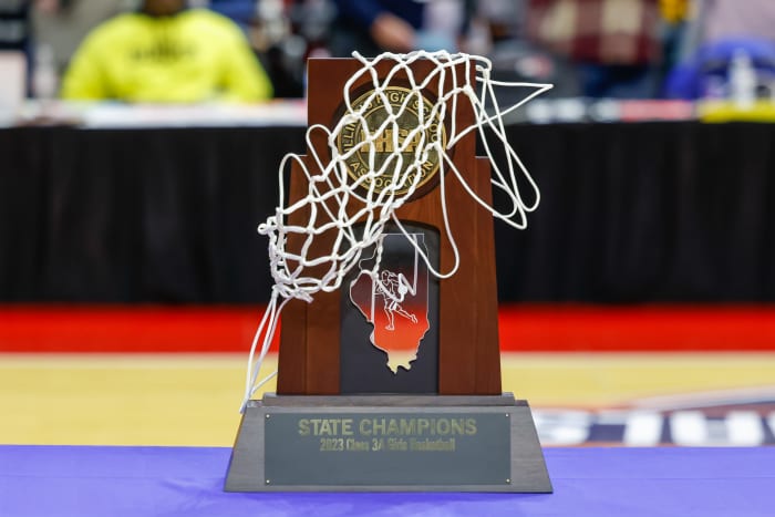 Nazareth Academy won the 2023 Illinois Class 3A girls basketball championship
